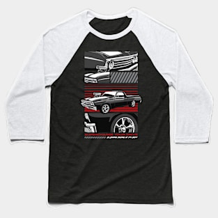 American Camino Muscle Car Baseball T-Shirt